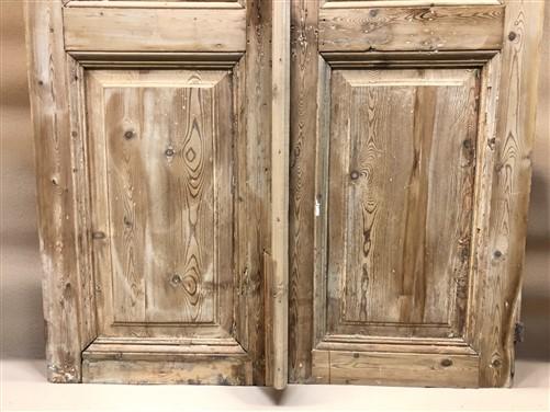 Antique French Double Doors (39.75x93) European Thick Molding Design B108