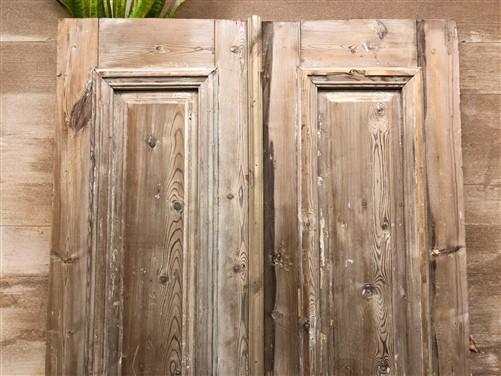 Antique French Double Doors (39.5x92.5) European Thick Molding Design B110