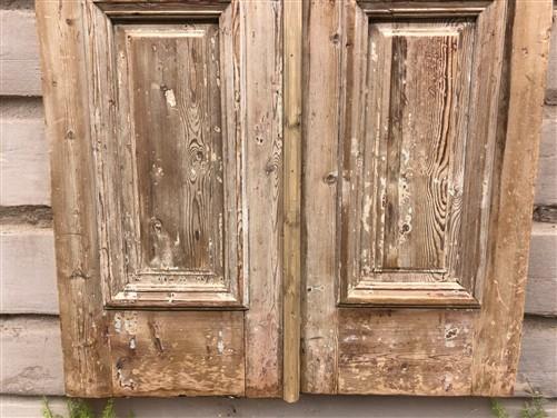Antique French Double Doors (39.5x92.5) European Thick Molding Design B110