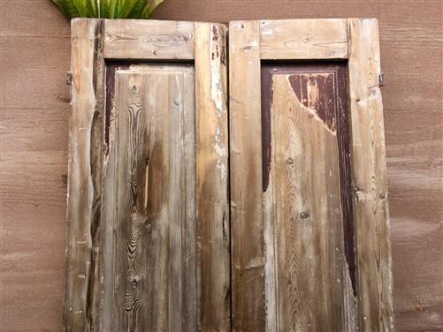 Antique French Double Doors (39.5x92.5) European Thick Molding Design B110