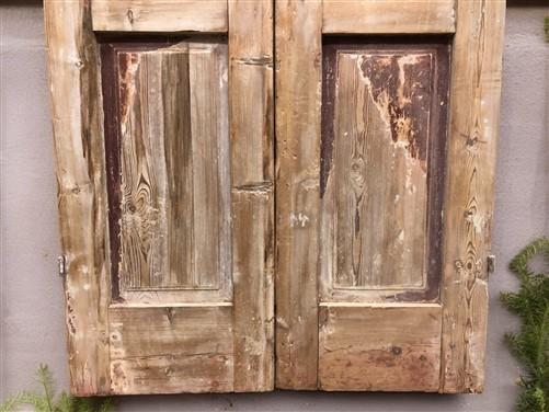 Antique French Double Doors (39.5x92.5) European Thick Molding Design B110