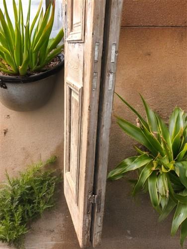 Antique French Double Doors (39.5x92.5) European Thick Molding Design B110