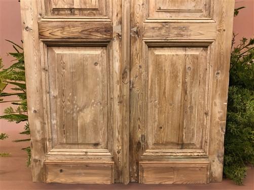 Antique French Double Doors (39.75x96.5) European Thick Molding Design B111