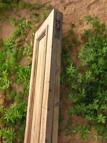 Antique French Double Doors (39.75x96.5) European Thick Molding Design B111