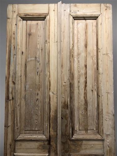 Antique French Double Doors (39.5x95.75) European Thick Molding Design B115