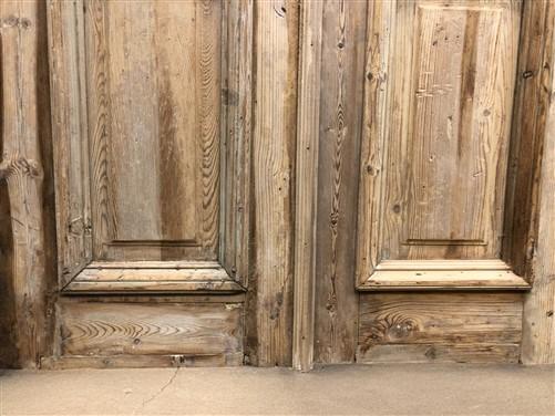 Antique French Double Doors (39.5x95.75) European Thick Molding Design B115