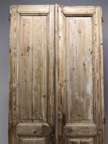 Antique French Double Doors (39.5x95.75) European Thick Molding Design B115