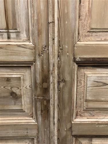 Antique French Double Doors (43.5x95.5) European Thick Molding Design B117