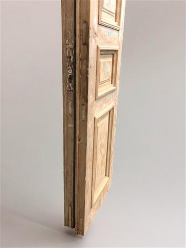 Antique French Double Doors (43.5x95.5) European Thick Molding Design B117