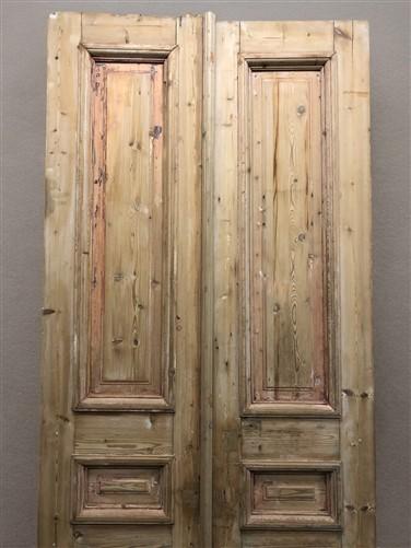Antique French Double Doors (40x96) European Thick Molding Design B121