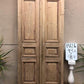 Antique French Double Doors (43x91.5) European Thick Molding Design B126