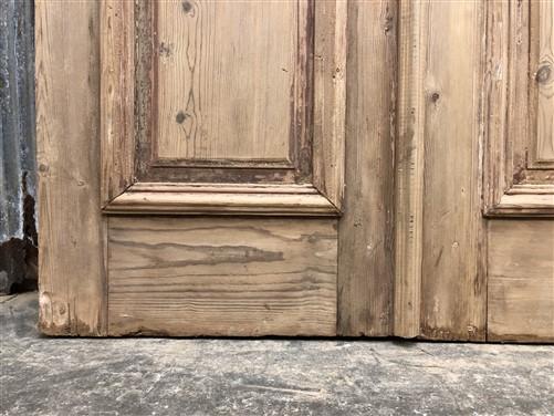 Antique French Double Doors (43x91.5) European Thick Molding Design B126