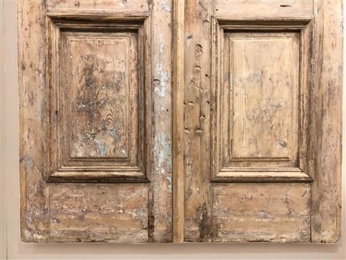 Antique French Double Doors (43.5x93) European Thick Molding Design B127