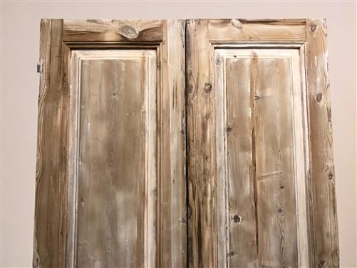 Antique French Double Doors (43.5x93) European Thick Molding Design B127