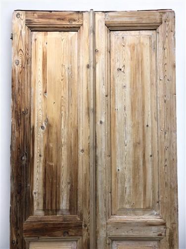 Antique French Double Doors (40x94) Raised Panel Doors, European Doors A547