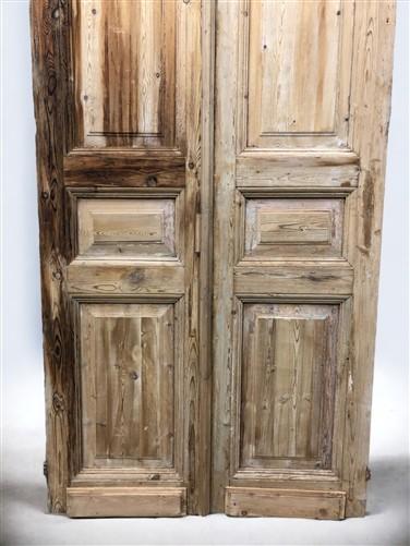 Antique French Double Doors (40x94) Raised Panel Doors, European Doors A547
