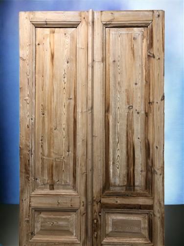 Antique French Double Doors (40x94) Raised Panel Doors, European Doors A547