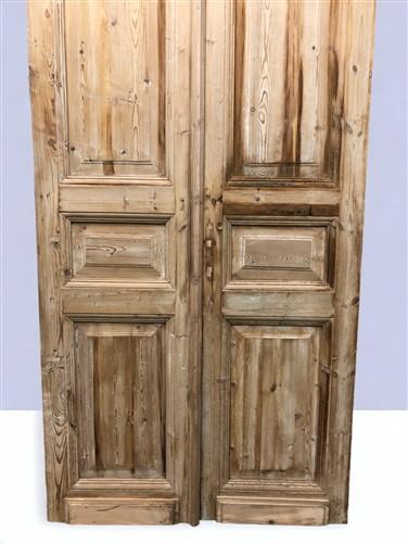 Antique French Double Doors (40x94) Raised Panel Doors, European Doors A547