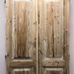 Antique French Double Doors (42.5x91) Raised Panel Doors, European Doors A551