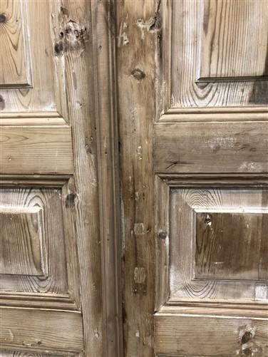 Antique French Double Doors (42.5x91) Raised Panel Doors, European Doors A551