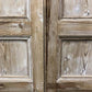 Antique French Double Doors (38.5x102) Raised Panel Doors, European Doors A554