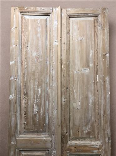 Antique French Double Doors (39x97 ) Raised Panel Doors, European Doors A560