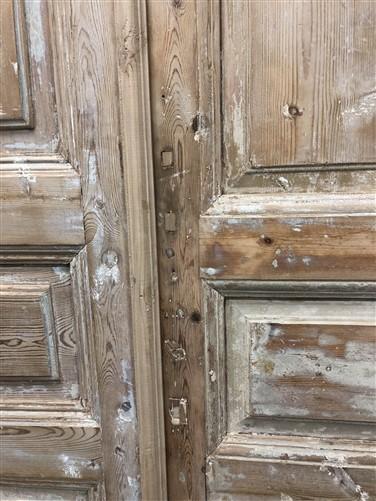 Antique French Double Doors (39x97 ) Raised Panel Doors, European Doors A560