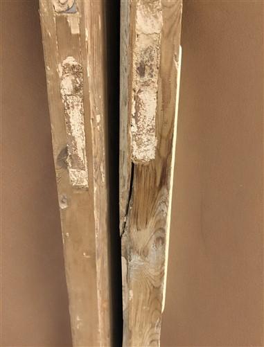 Antique French Double Doors (39x97 ) Raised Panel Doors, European Doors A560