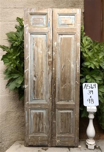 Door - Antique French Double Doors (39x98) Raised Panel Doors, European Doors A564 by The Old Grainery (antique doors, bar...