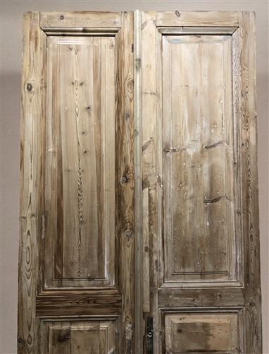 Antique French Double Doors (44.5x100.5) Raised Panel Doors, European Doors A569