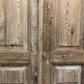 Antique French Double Doors (38.5x90.5) Raised Panel Doors, European Doors A572