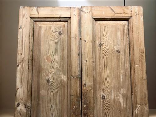 Antique French Double Doors (38.5x90.5) Raised Panel Doors, European Doors A572