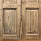 Antique French Double Doors (38.5x90.5) Raised Panel Doors, European Doors A572