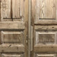 Antique French Double Doors (42.5x91.75) Raised Panel Doors, European Doors A573