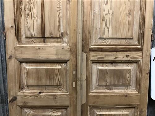 Antique French Double Doors (42.5x91.75) Raised Panel Doors, European Doors A573