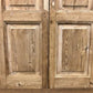 Antique French Double Doors (42.5x91.75) Raised Panel Doors, European Doors A573