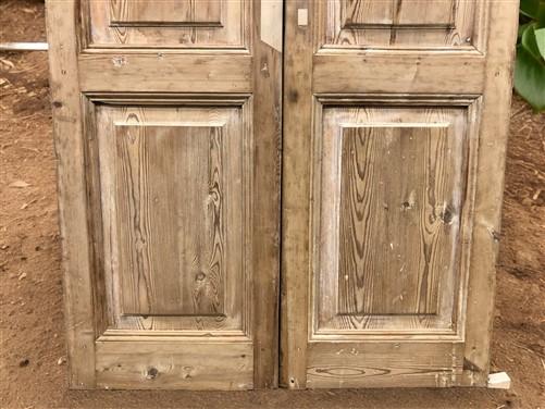 Antique French Double Doors (42.5x91.75) Raised Panel Doors, European Doors A573