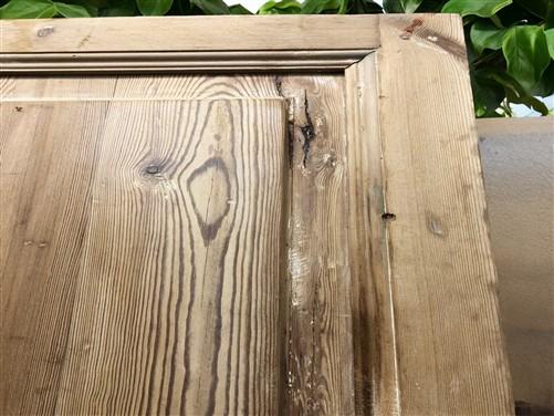 Antique French Double Doors (42.5x91.75) Raised Panel Doors, European Doors A573