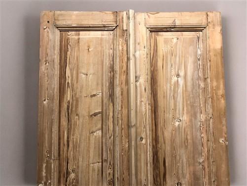 Antique French Double Doors (36.5x92.5) Raised Panel Doors, European Doors A574