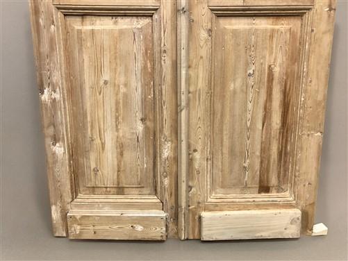 Antique French Double Doors (36.5x92.5) Raised Panel Doors, European Doors A574