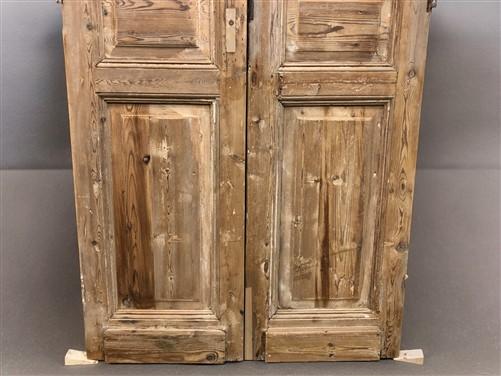 Antique French Double Doors (36.5x92.5) Raised Panel Doors, European Doors A574
