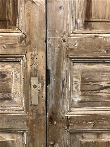 Antique French Double Doors (36.5x92.5) Raised Panel Doors, European Doors A574