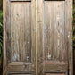 Antique French Double Doors (39x92.5) Raised Panel Doors, European Doors A580