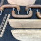Lot Wooden Drawer Knob Pulls, Vintage Salvage Hardware, Cupboard Latch Catch B, by The Old Grainery (cabinet, cupboard, de...