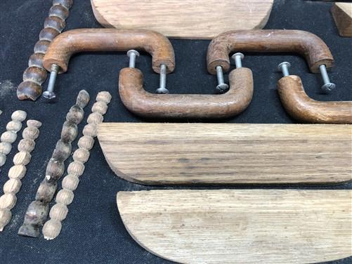 Lot Wooden Drawer Knob Pulls, Vintage Salvage Hardware, Cupboard Latch Catch B, by The Old Grainery (cabinet, cupboard, de...