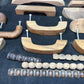 Lot Wooden Drawer Knob Pulls, Vintage Salvage Hardware, Cupboard Latch Catch B, by The Old Grainery (cabinet, cupboard, de...
