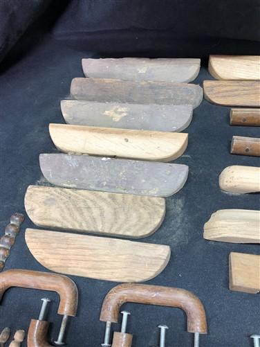 Lot Wooden Drawer Knob Pulls, Vintage Salvage Hardware, Cupboard Latch Catch B, by The Old Grainery (cabinet, cupboard, de...
