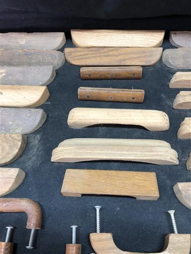 Lot Wooden Drawer Knob Pulls, Vintage Salvage Hardware, Cupboard Latch Catch B, by The Old Grainery (cabinet, cupboard, de...