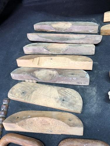 Lot Wooden Drawer Knob Pulls, Vintage Salvage Hardware, Cupboard Latch Catch B, by The Old Grainery (cabinet, cupboard, de...