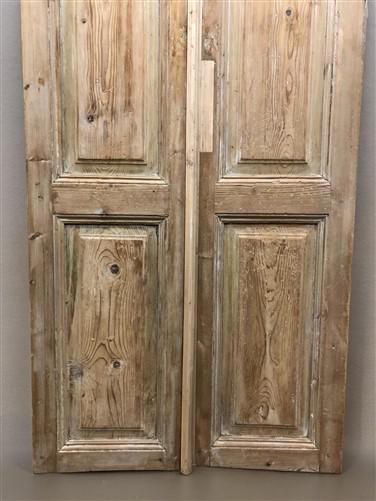 Antique French Double Doors (39x96.75) Raised Panel Doors, European Doors A587